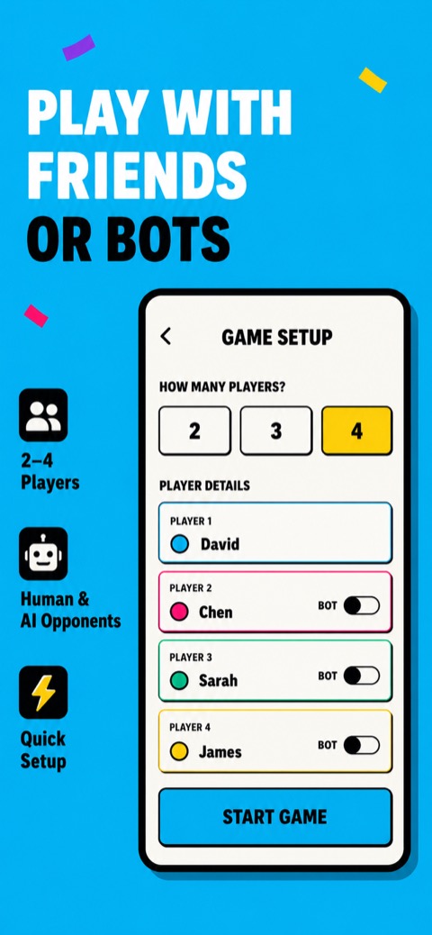 Play with Friends or Bots